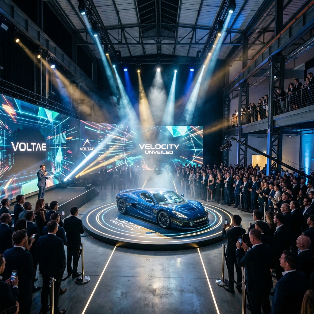 Product Unveiling: High-Production Car Launch Events