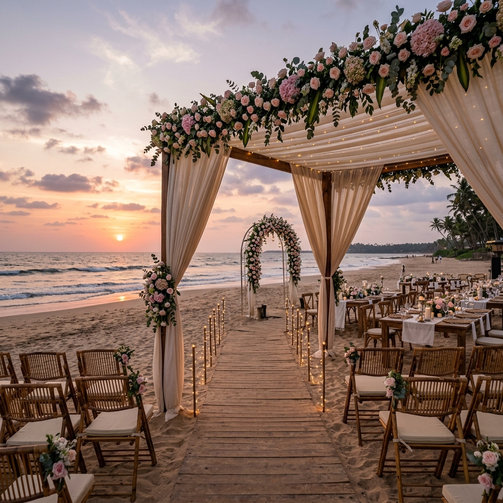 Coastal Grandeur: Producing Luxury Sea-Facing Weddings in South Goa