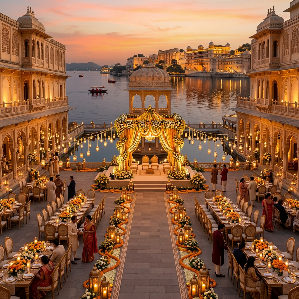Royal Heritage: Architectural Scenography for Destination Weddings in Udaipur