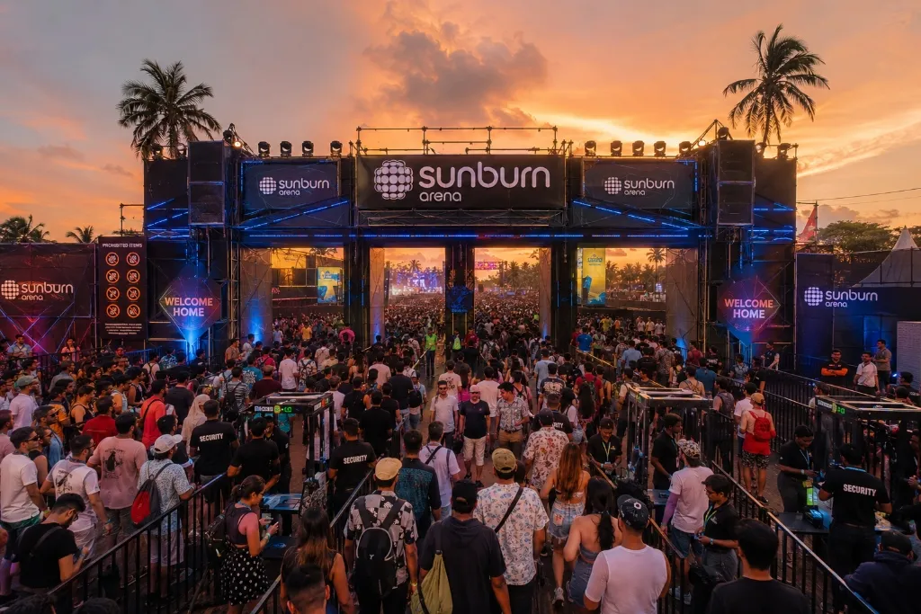 Sunburn Arena Live Gig Production